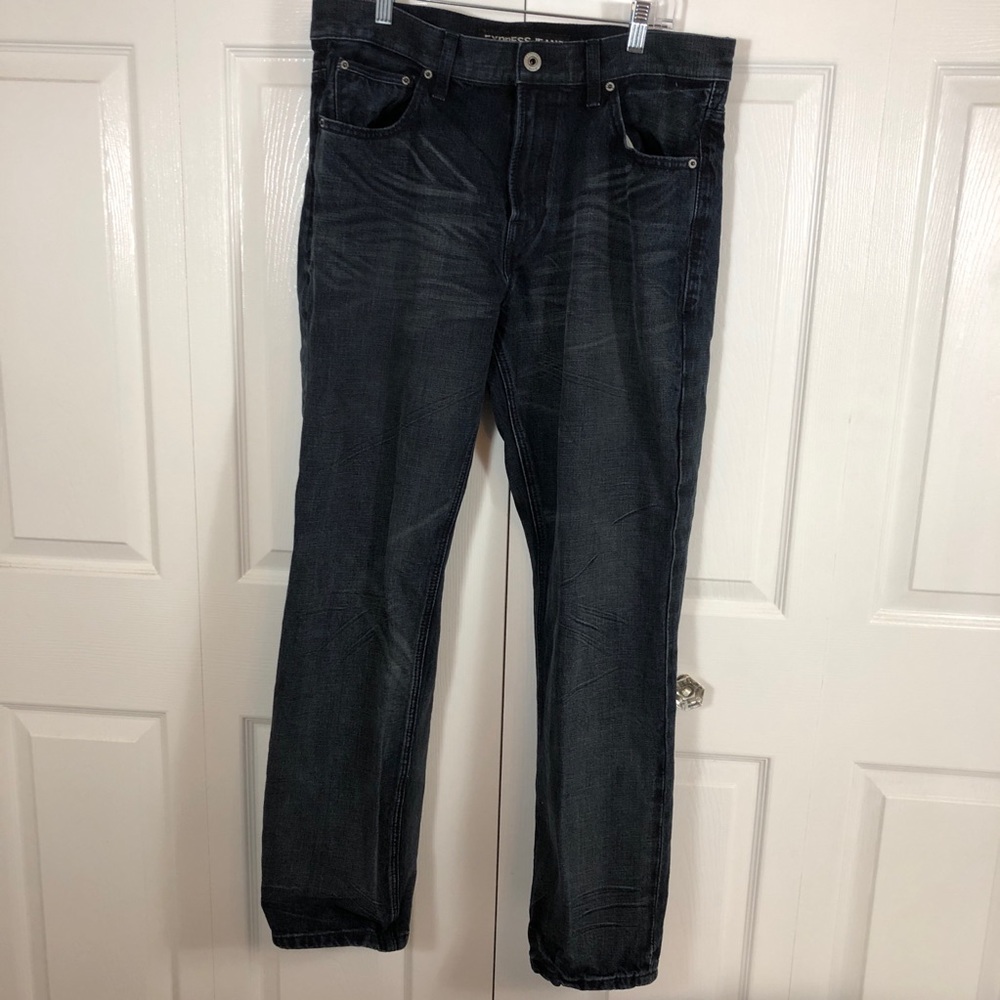 Express Dark Denim Jeans 34/32